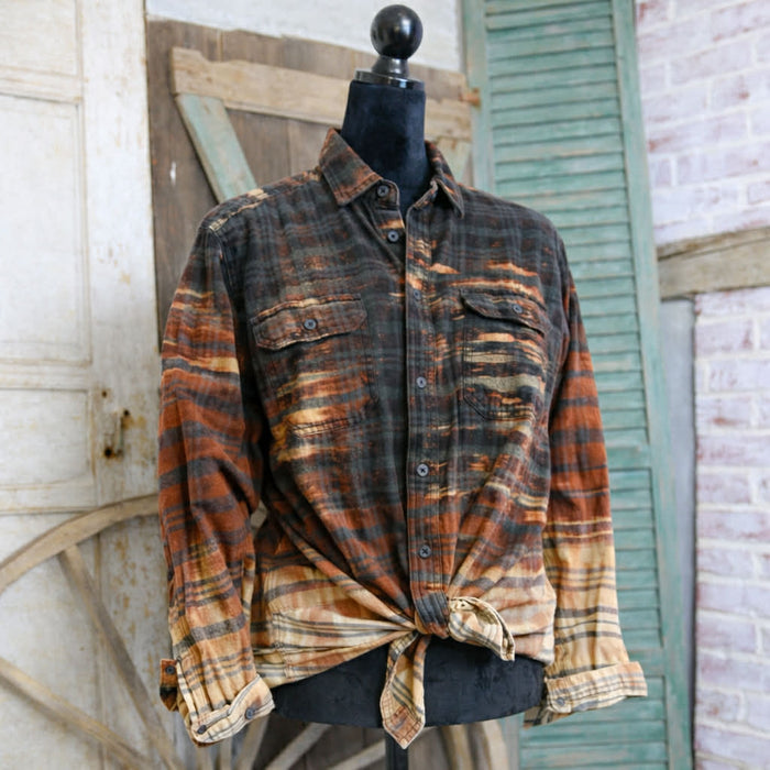 Rusty Distressed Flannel