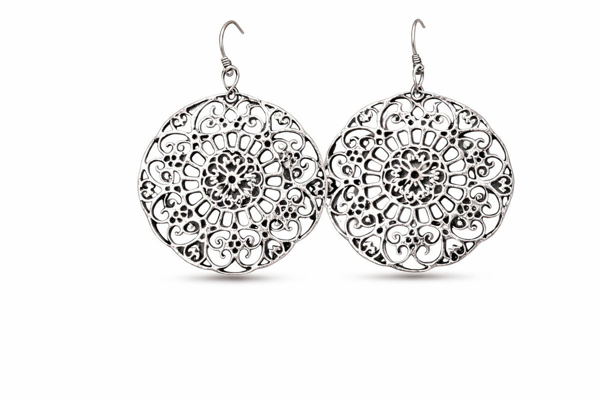 Silver Filigree Earrings