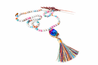 Rainbow Tassel Necklace