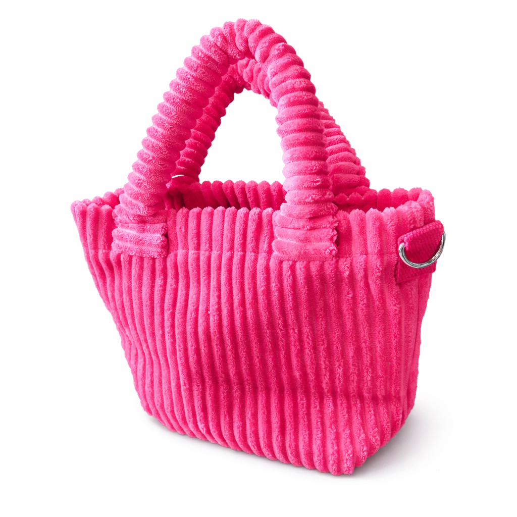 Hot Pink Fuzzy Handbag