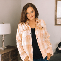 Sunset Distressed Flannel