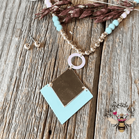 Diamond Shape Pendant Necklace