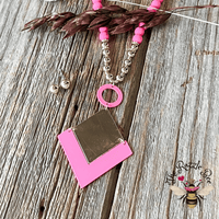 Diamond Shape Pendant Necklace