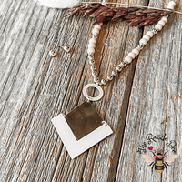 Diamond Shape Pendant Necklace