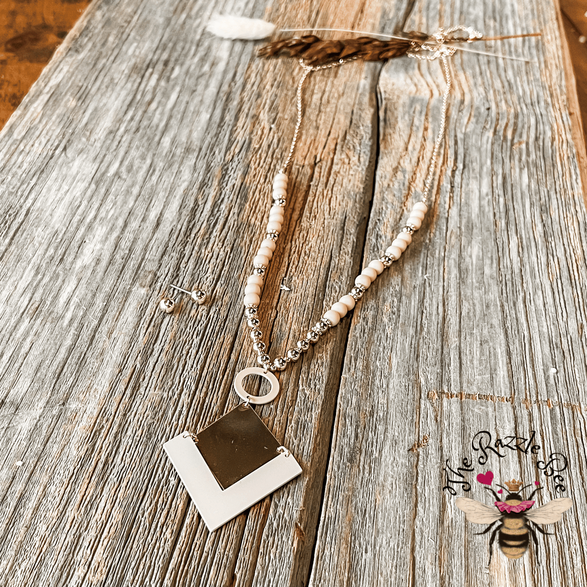 Diamond Shape Pendant Necklace