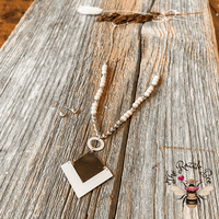 Diamond Shape Pendant Necklace