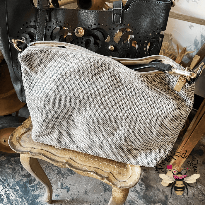 Black See Through Tote