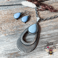 Turquoise Teardrop Necklace