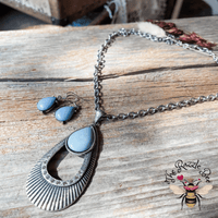 Turquoise Teardrop Necklace