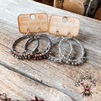 Pink Panache Silver Sparkle Earrings