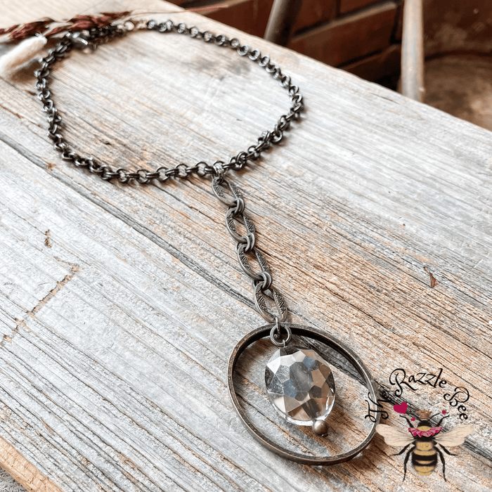 Hoop Stone Necklace