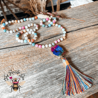 Rainbow Tassel Necklace
