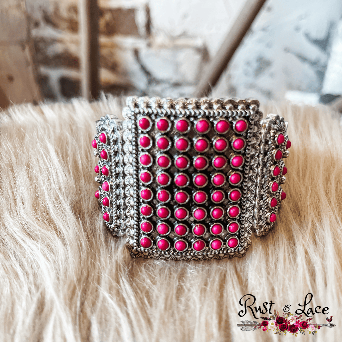 Pink Turquoise Bracelet