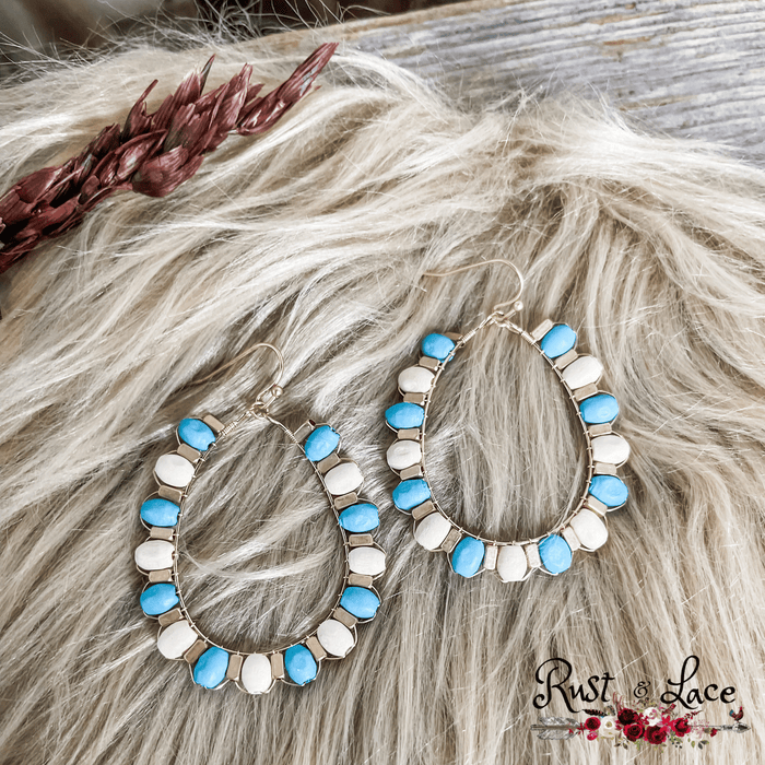 Turquoise Teardrop Earrings