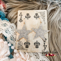 Rhinestone Star Earrings