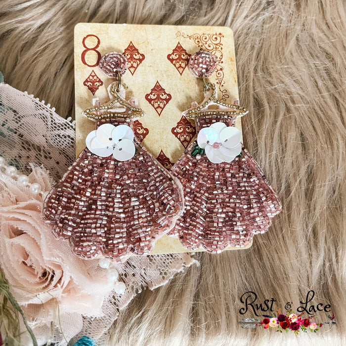 Ballet Beaded Earrings