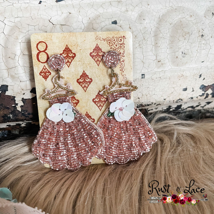 Ballet Beaded Earrings