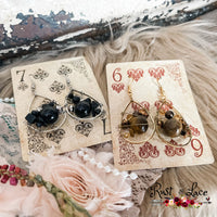 Teardrop Beaded Earrings