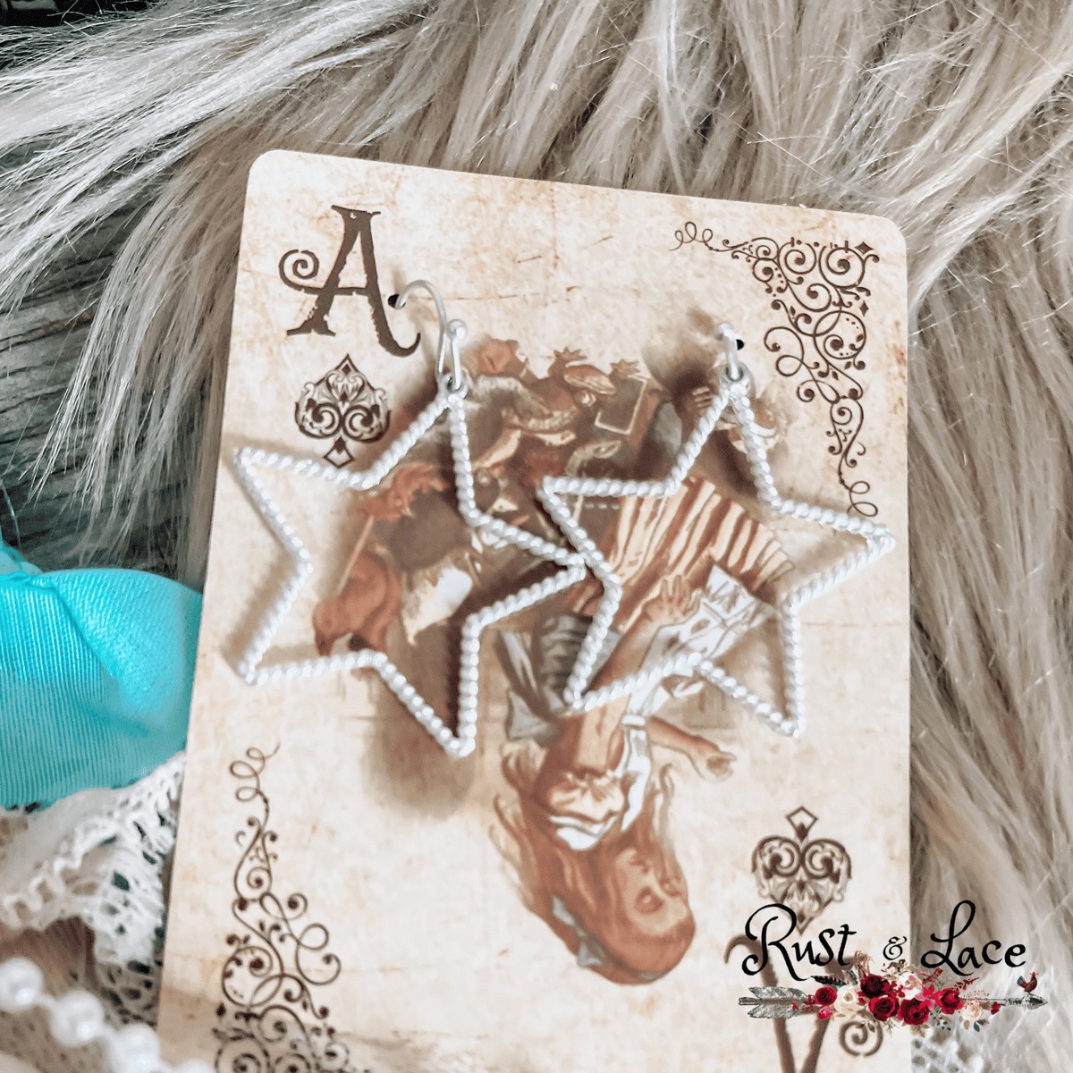 Dangle Star Earrings