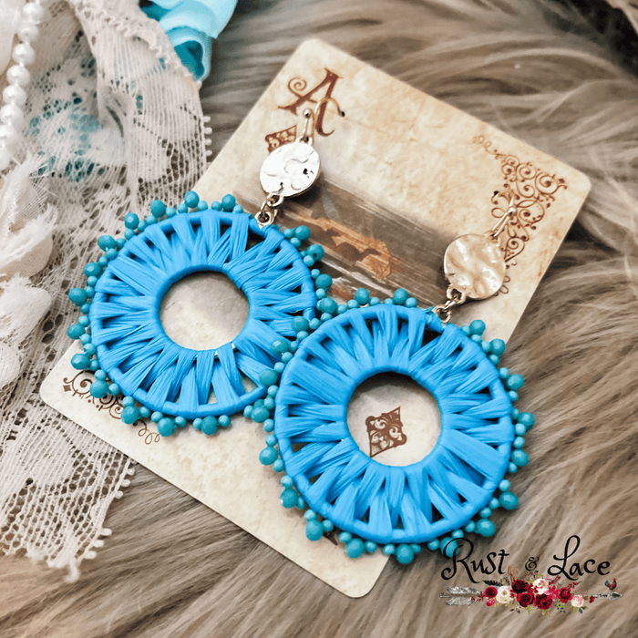 Blue Fashion Earrings