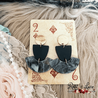 Black Dangle Earrings