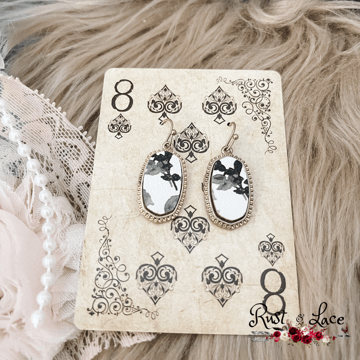 Mosaic Flower Earrings