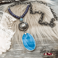 Ocean Waves Pendant Necklace