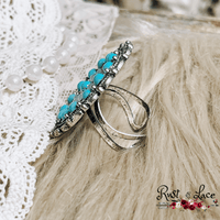 Turquoise Circle Ring