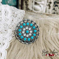 Turquoise Circle Ring