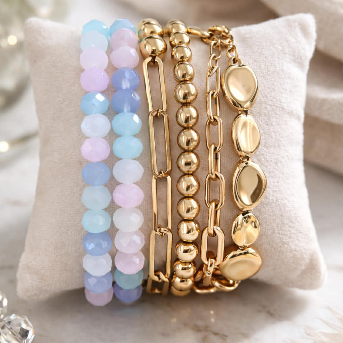 Pastel Stack Bracelet