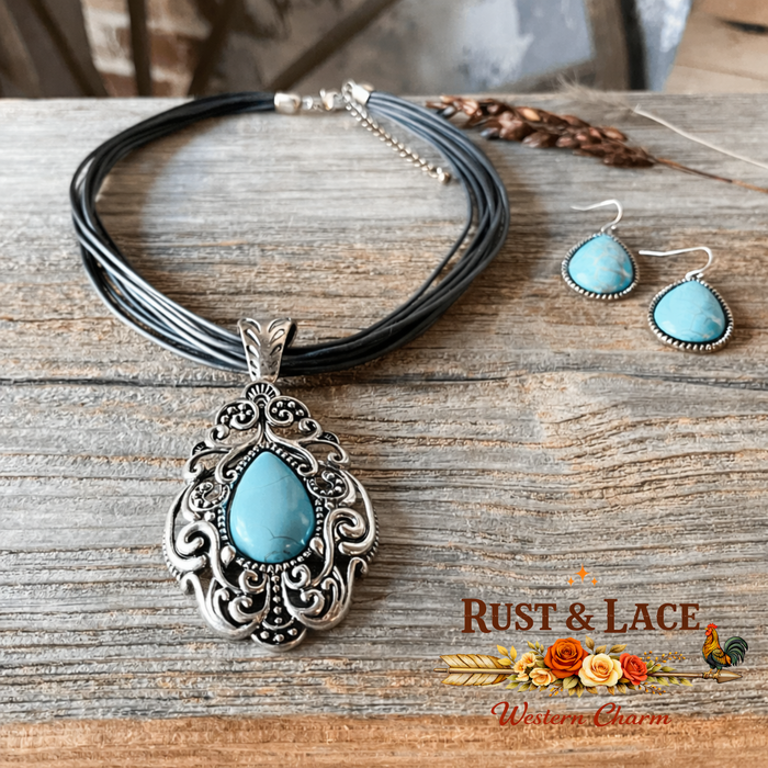 Infinite Turquoise Necklace Set