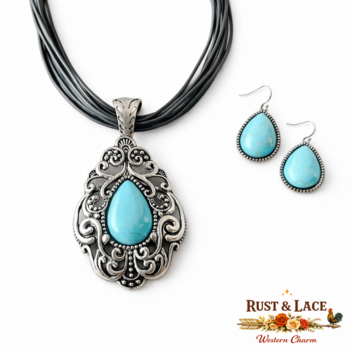 Infinite Turquoise Necklace Set
