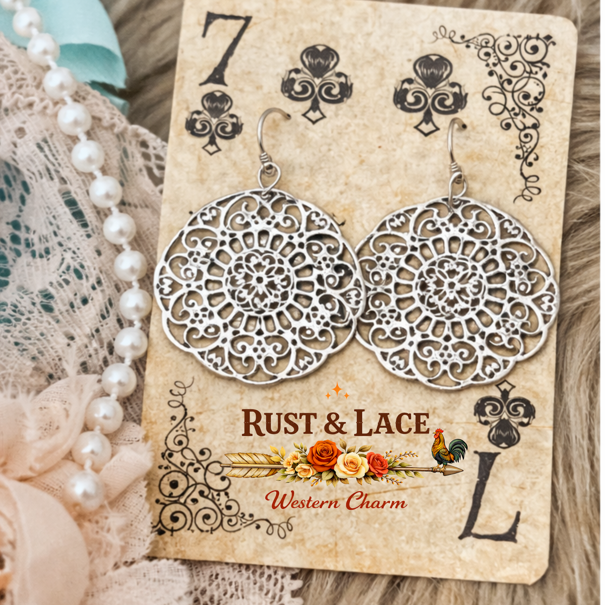 Silver Filigree Earrings