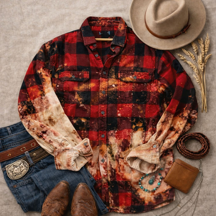 The Lumberjack Distressed Flannel