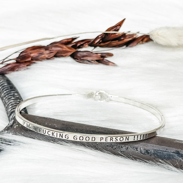 I’m A F*cking Good Person Bracelet 