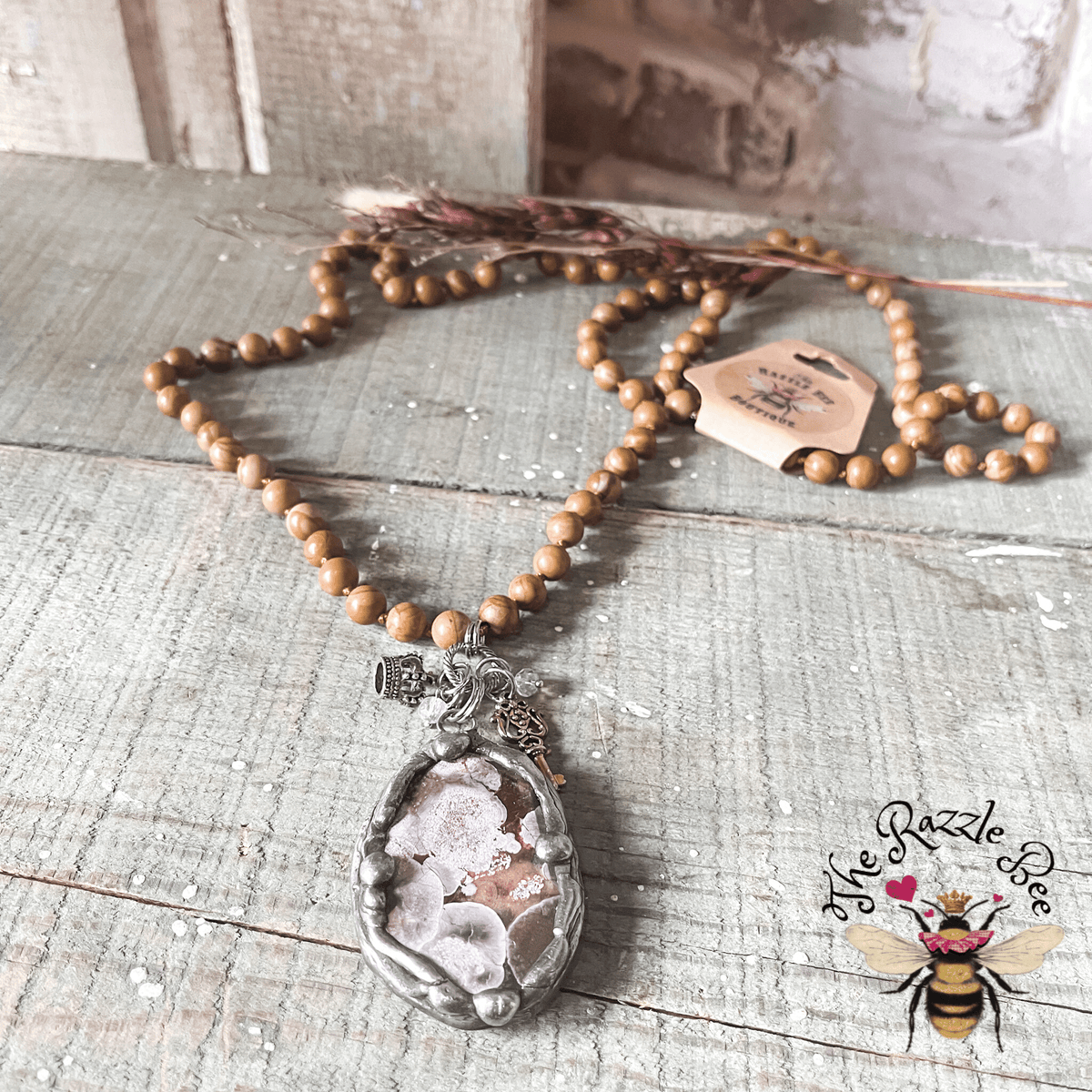 J Coons | Bubble Stone Necklace