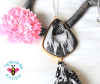 Fabric Tassel Pendant Necklace - The Razzle Bee Boutique