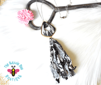 Fabric Tassel Pendant Necklace - The Razzle Bee Boutique