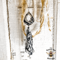 Fabric Tassel Pendant Necklace