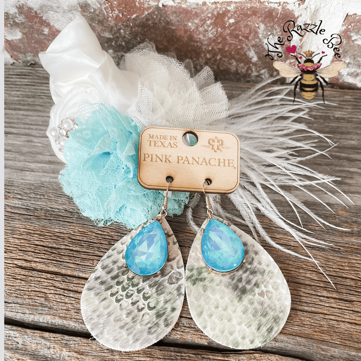 Pink Panache | Teardrop Earrings